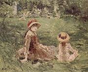 Berthe Morisot In the Moliketer-s garden oil